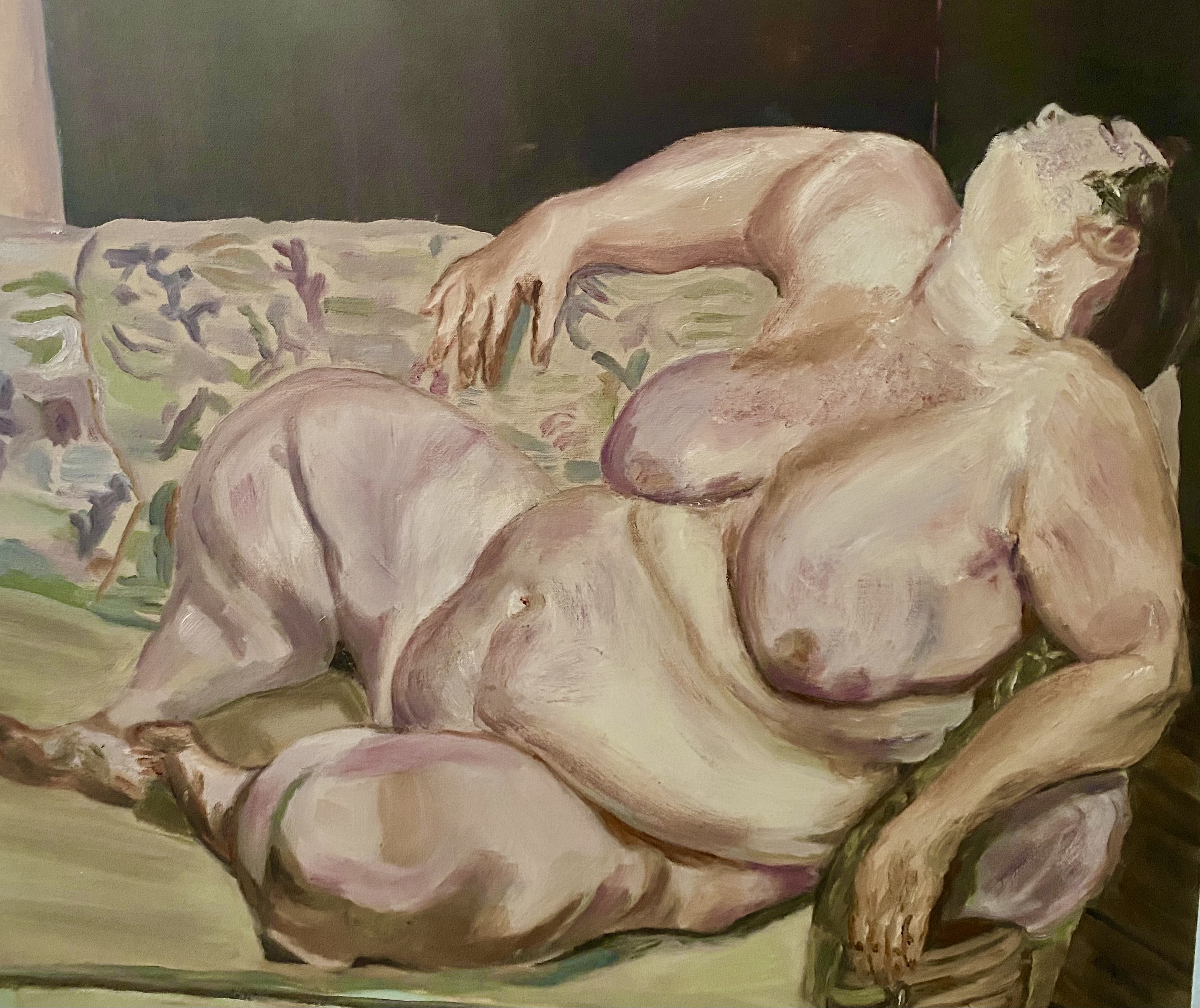 Woman on Couch .. Lucien Freud